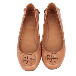 Tory Burch tan Gabi flats